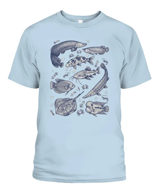 Unisex T-Shirt | Comfort Colors 1717 (US) 90s retro fish + nature 103