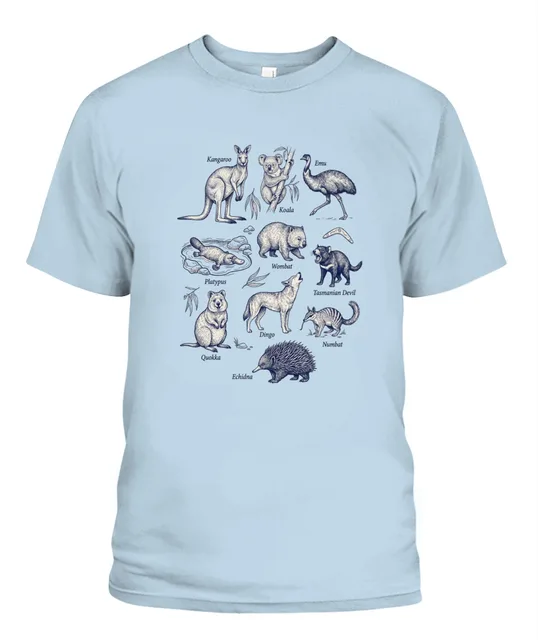 Unisex T-Shirt | Comfort Colors 1717 (US) 90s retro animals + nature 58