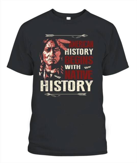 American History Begin With Native History Unisex Crewneck Sweatshirt 