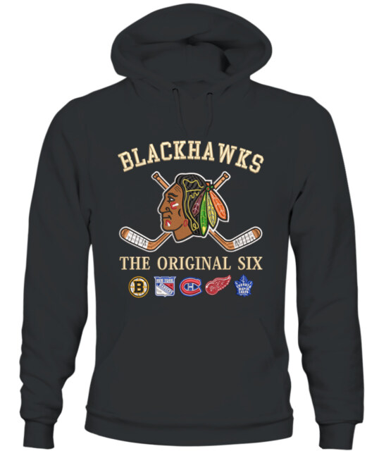 CHICAGO BLACKHAWKS - The Original Six Combined - Premium Embroidered