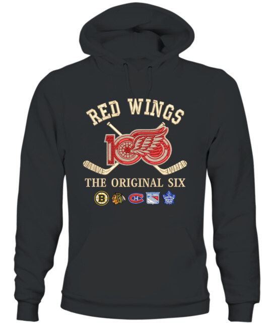 DETROIT RED WINGS - 100th Anniversary Original Six Premium Embroidered (Centennial Edition)