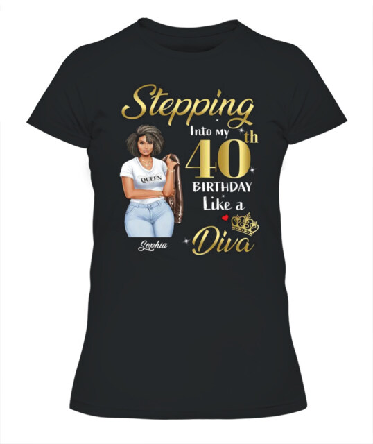 Chapter 40, Fabulous Since 1982 40th Birthday Unique T Shirt For Woman, Her Gifts For 40 Years Old , Turning 40 Birthday Cotton Shirt