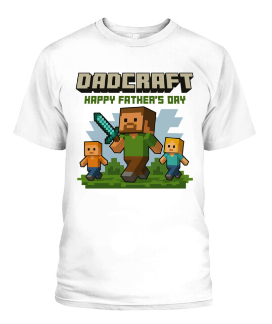 Dadcraft - Happy Father’s Day Pixel Gamer Collection — Tees, Hoodies, and More