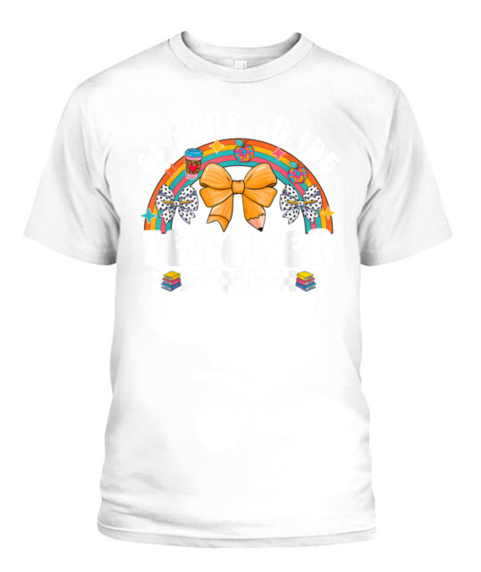 2nd Grade Teacher Pencil Coquette Bow Back To School T-Shirt