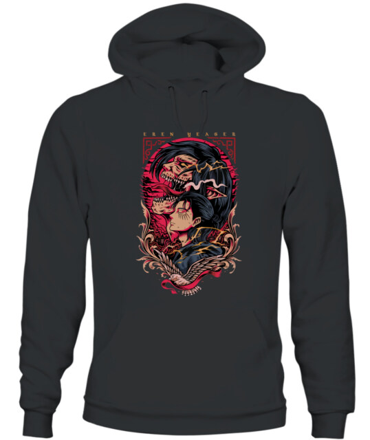 POD Hoodie Featuring Attack on Titan – A Powerful Style for Anime Fans