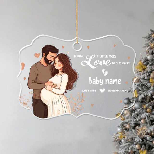 Acrylic Ornament Medallion: A Special Personalized Gift for Families This Valentine’s Day
