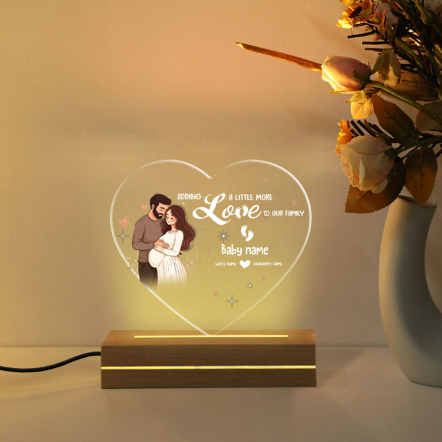 Custom Shaped Night Light - Oval Base: Add Emotional and Personalized Touch to Your Space