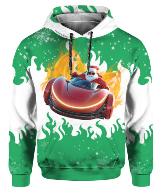 Race Into the Holidays with the Santa F1 Hoodie!