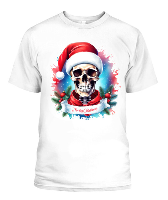 POD T-Shirt "Sorta Merry - Sorta Scary": A Unique Holiday Style, Both Festive and Mysterious