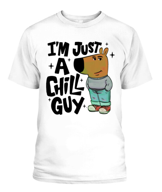 POD T-SHIRT WITH CHILL GUY PRINT – A UNIQUE STYLE FOR THE CHILL LOVERS