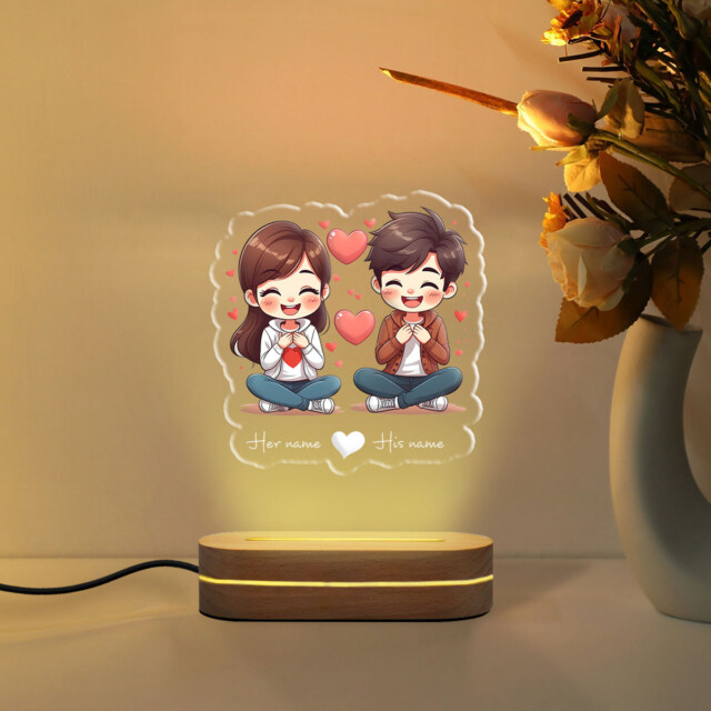 Personalized Night Light - Oval Base POD: A Valentine’s Gift Full of Love