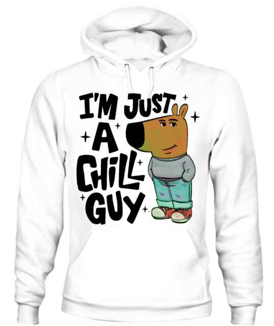 POD HOODIE WITH CHILL GUY PRINT – A “CHILL” STYLE FOR YOUR RELAXED DAYS
