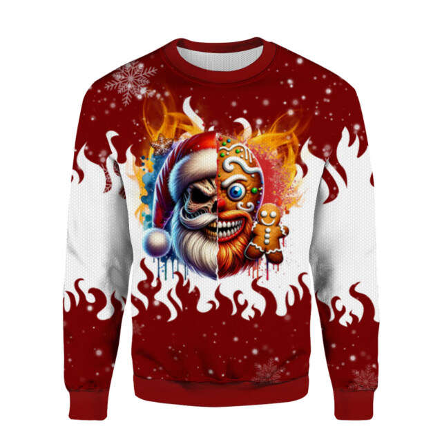 The "Christmas Horror" Ugly Sweater – Unique, Bold, and Full of Holiday Spirit