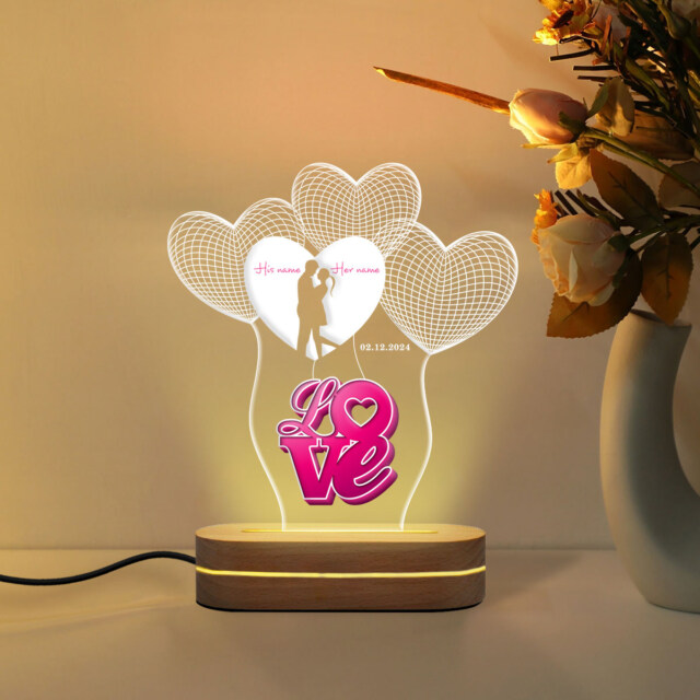 LoveGlow Crystal Lamp – A Valentine’s Day Delight