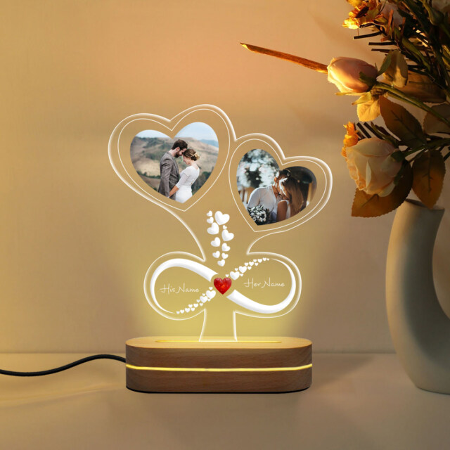 Personalized Photo Crystal Lamp – A Timeless Gift for Valentine’s Day