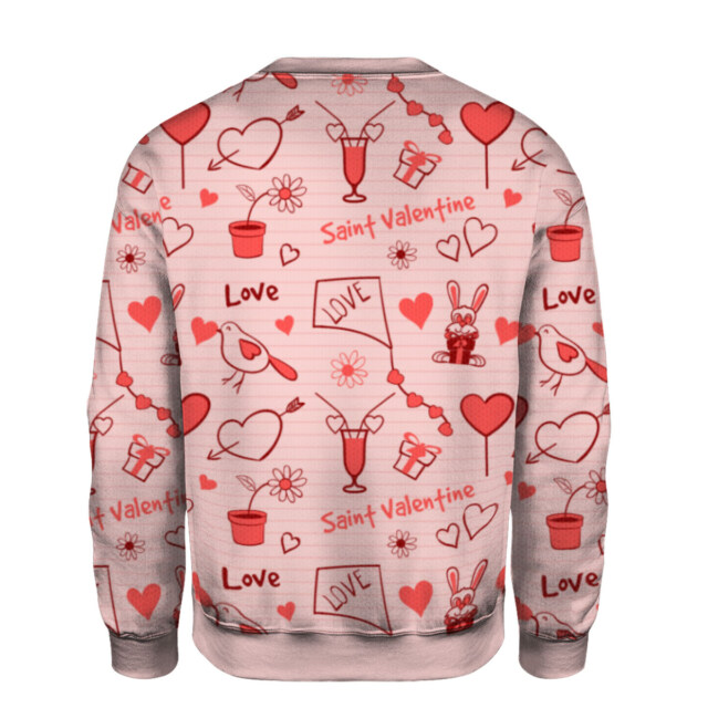 Unisex Ugly Valentine Sweater - Cozy & Fun Graphic Knitwear