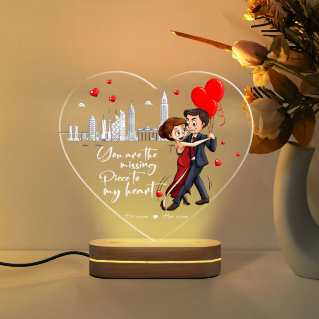 Custom Night Light with Oval Base POD: A Valentine’s Gift That Shines with Love