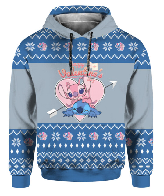Stitch Valentine’s Hoodie – Cozy, Cute, and Full of Love