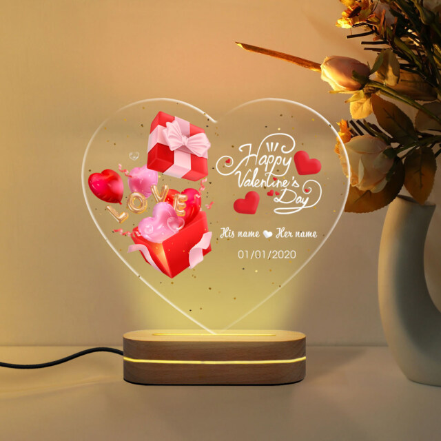 Custom Shaped Night Light - Oval Base: A Unique and Meaningful Valentine’s Gift