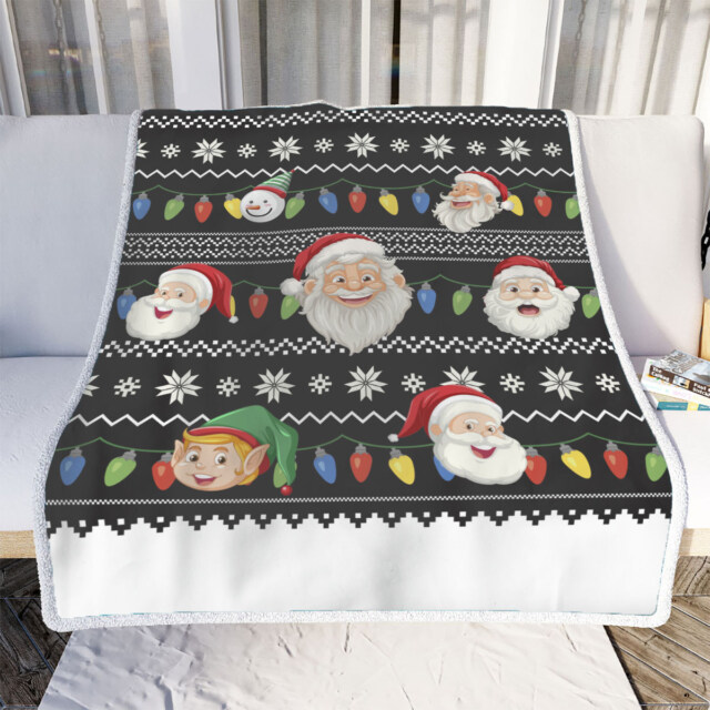 Santa Claus Blanket POD – The Perfect Holiday Gift for Your Family!