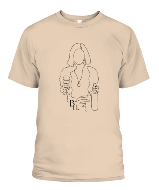 T-Shirt Drawing Woman Ivory