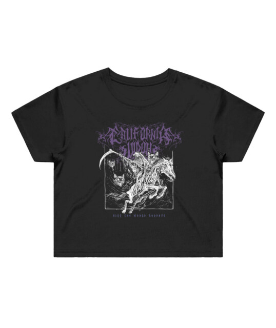 Hiss of Death Lady's Cropped T-Shirt