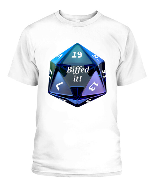 BIFFED IT! T-SHIRT