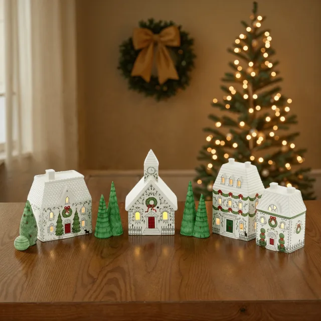 Eisleben Hand Painted Village