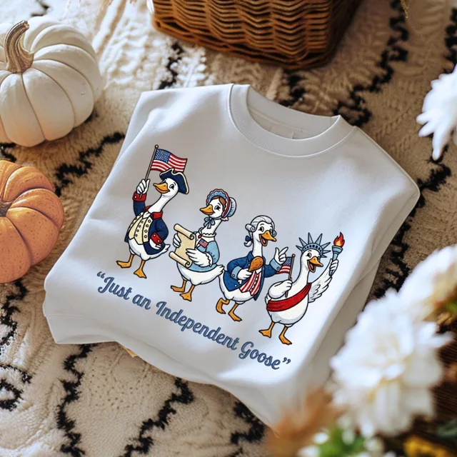 Independent Goose Sweatshirt – Funny 4th of July USA