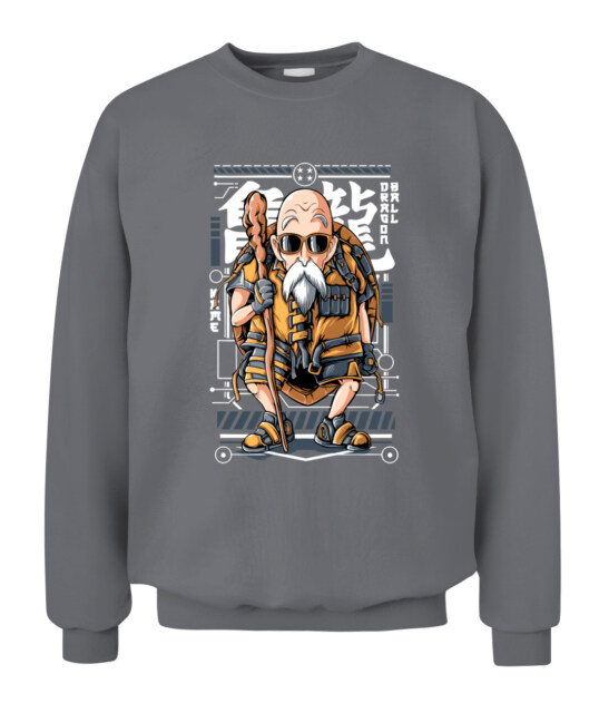 POD Sweatshirt Featuring Master Roshi – A Unique Style from Dragon Ball