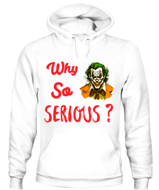 POD Shirt with “Why So Serious” Print – A Bold Statement of Personality