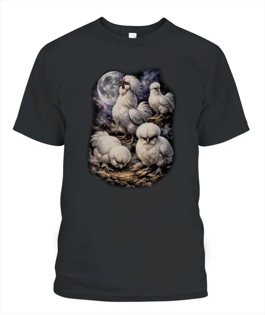 Howling Silky Chicken Moonlight Shirt