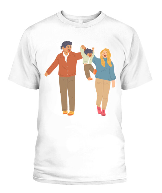Unisex Family T-shirt, Dad Family T-shirt, Mom Family T-Shirt, Kid Famlily T-Shirt