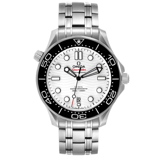 Omega Seamaster Automatic Chronometer White Dial Men's Watch