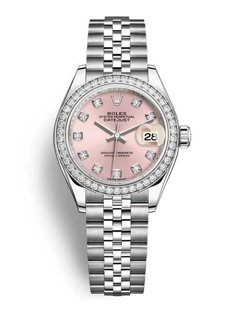 Rolex Datejust Pink Diamond 31mm Watch