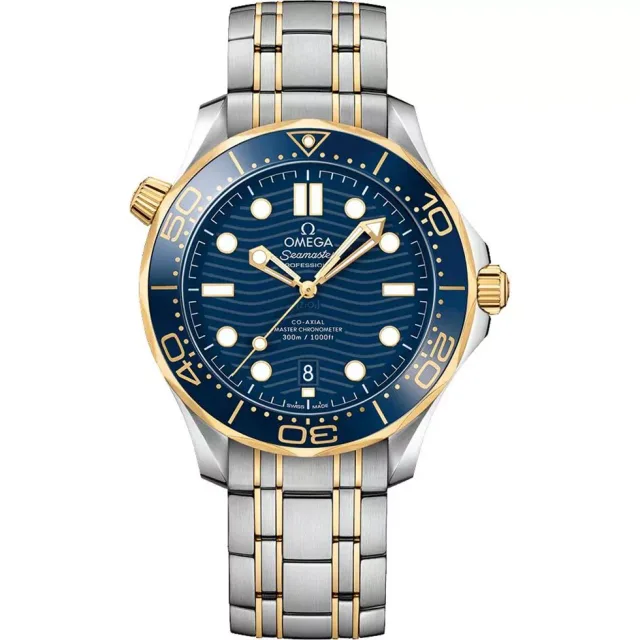 Seamaster Diver 300m Blue yellow gold 42mm Watch