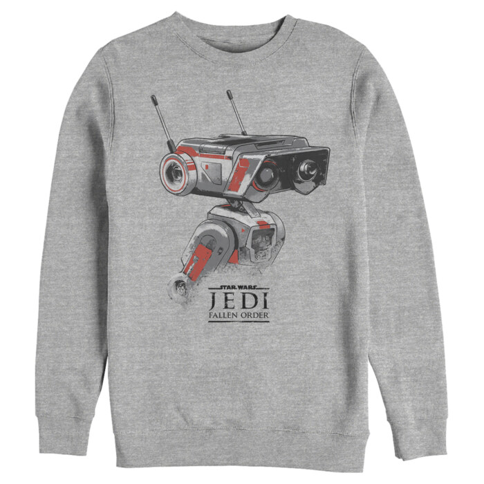 Men's Star Wars Jedi: Fallen Order BD-1 Grunge Adult Sweatshirt