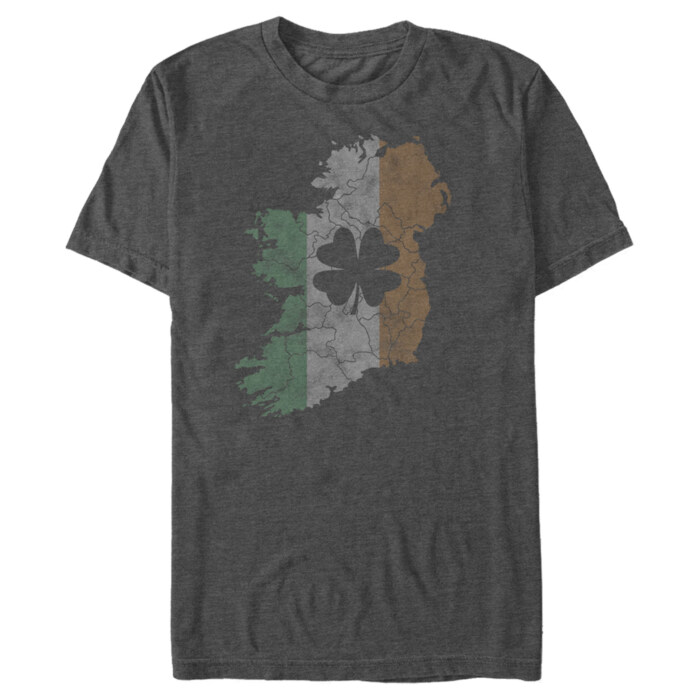 Men's Lost Gods St. Patrick's Day Ireland The Emerald Isle Adult T-Shirt