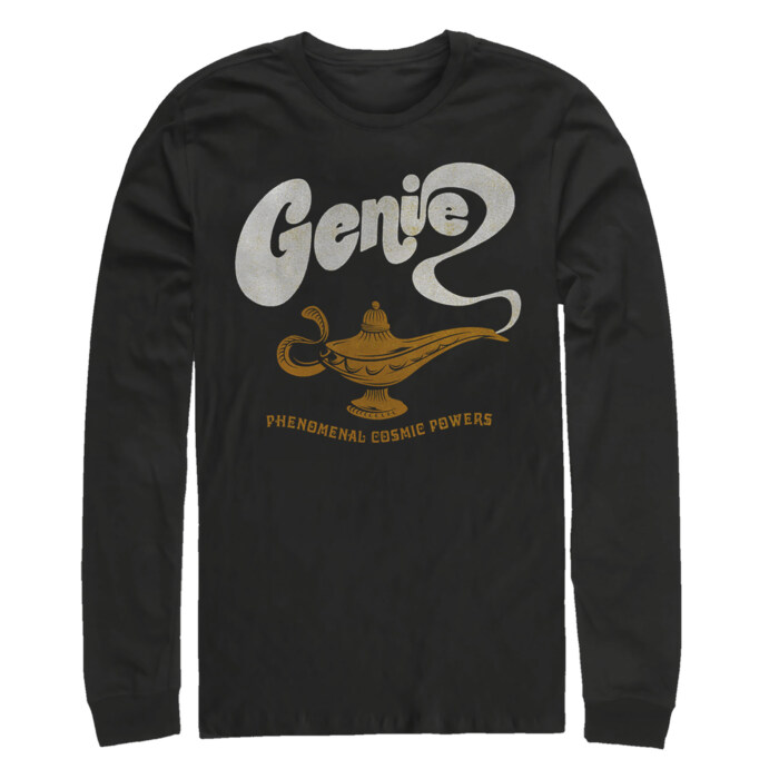 Men's Aladdin Retro Genie Power Adult Long Sleeve Shirt
