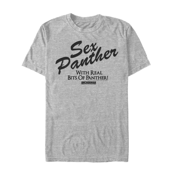 Men's Anchorman Real Bits of Panther Adult T-Shirt