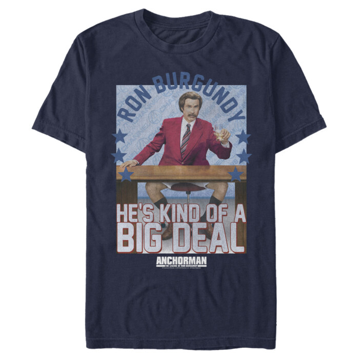Men's Anchorman Ron Kind of a Big Deal Adult T-Shirt