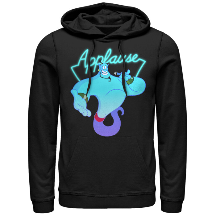 Men's Aladdin Genie Applause Adult Pull Over Hoodie
