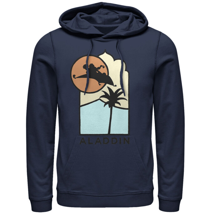 Men's Aladdin Block Carpet Ride Adult Pull Over Hoodie