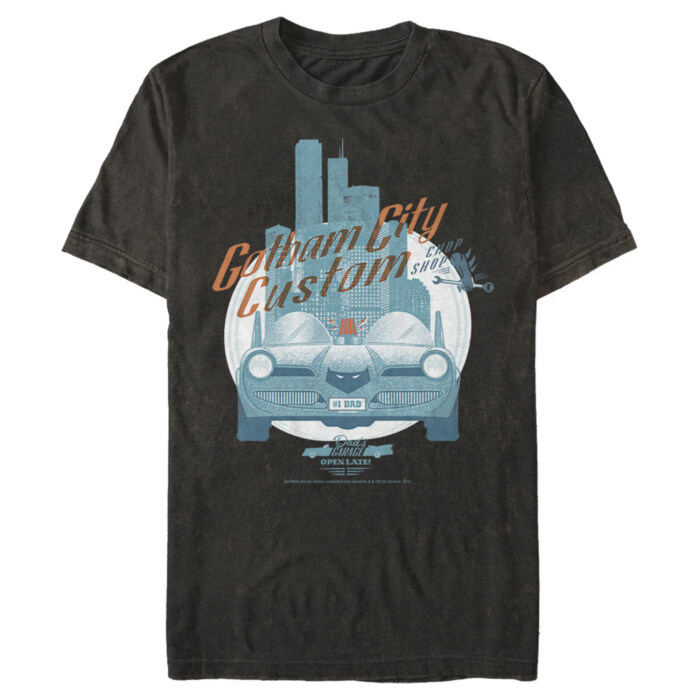 Men's Batman Custom Batmobile Adult T-Shirt