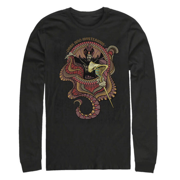Men's Aladdin Jafar Mysterious Snake Adult Long Sleeve Shirt