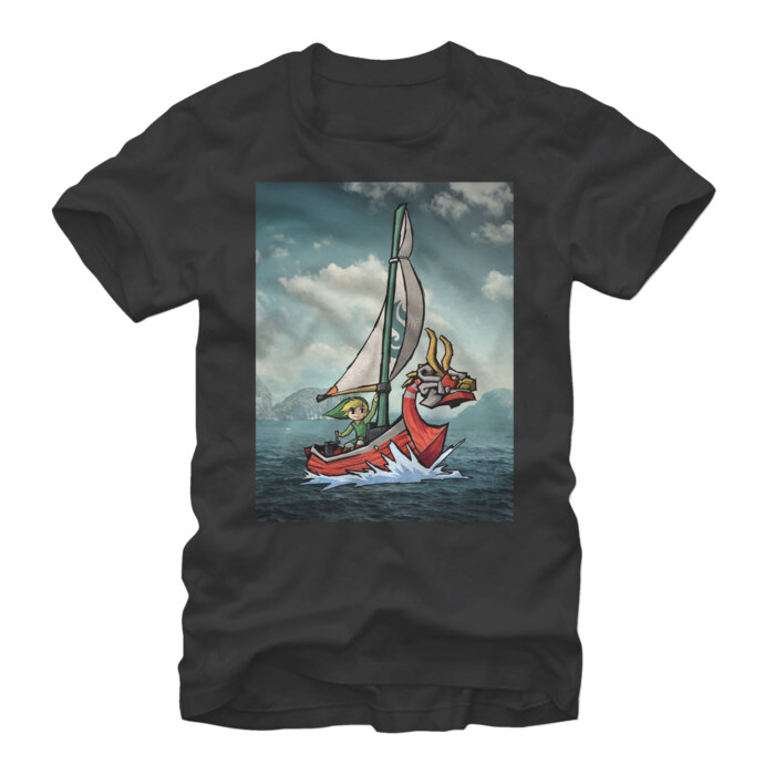 Men's Nintendo Legend of Zelda Link Sailing Adult T-Shirt