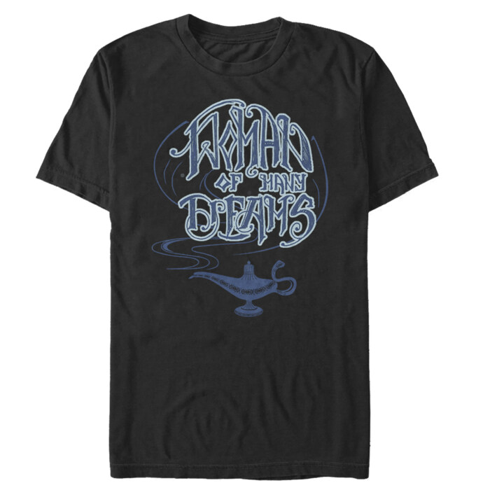 Men's Aladdin Woman of Many Dreams Lamp Adult T-Shirt
