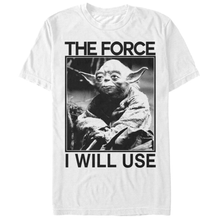 Men's Star Wars Yoda Use the Force Adult T-Shirt