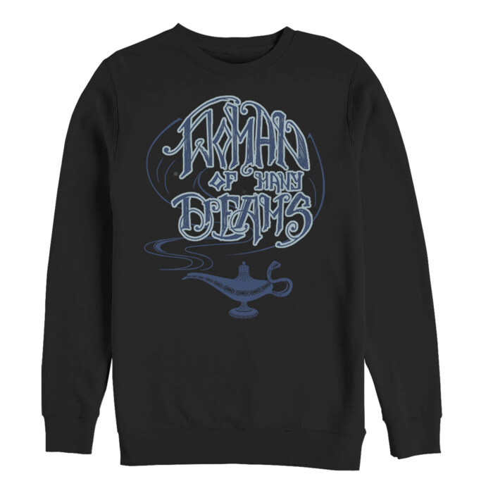 Men's Aladdin Woman of Many Dreams Lamp Adult Sweatshirt