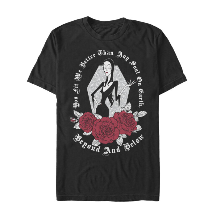 Men's Addams Family Morticia Love Declaration Adult T-Shirt